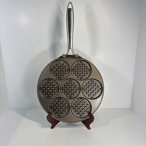 NORDIC WARE Non Stick Silver Dollar Waffle Chaffle Pan‎ Makes 7 Waffles at Once